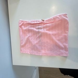 Edikted Sweetpea Ruched Pointelle Tube Top